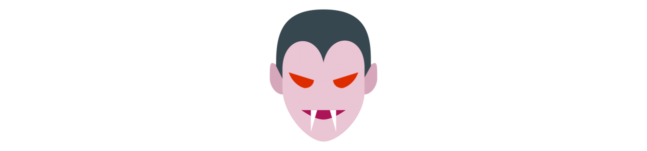 Mascotte vampiro - Costume mascotte -