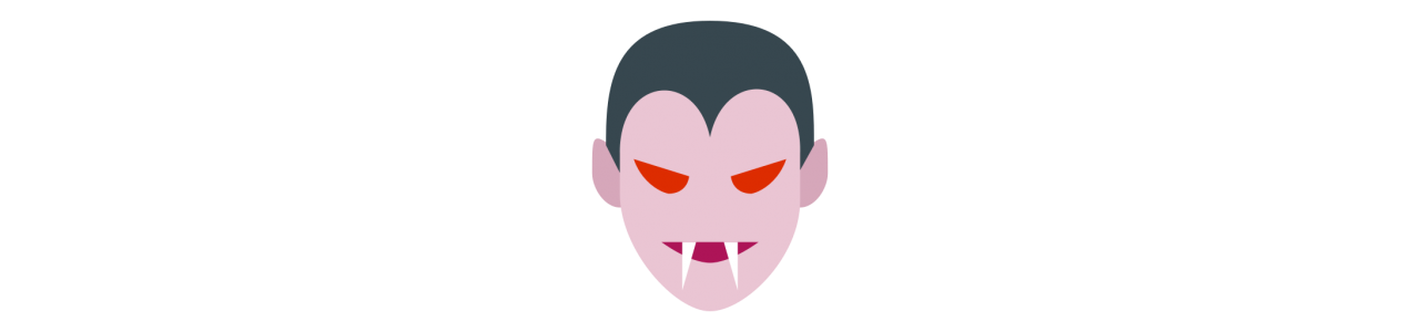 Vampyr maskot - Maskotkostume - Redbrokoly.com