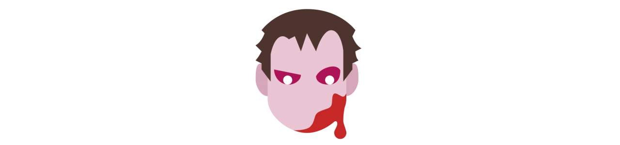 Zombie-mascottes - Mascottekostuum -