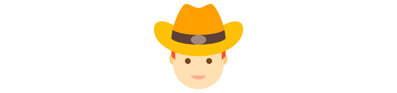 Cowboy-Maskottchen - Maskottchenkostüm -