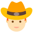 Mascotte da cowboy