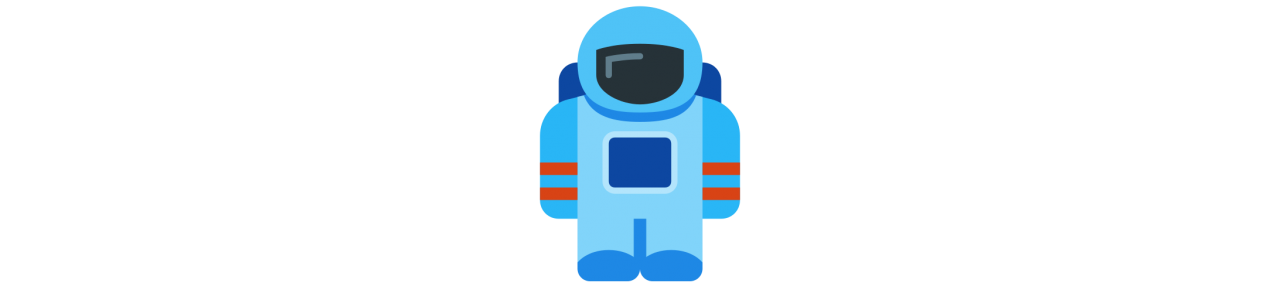 Astronautenmaskottchen - Maskottchenkostüm -