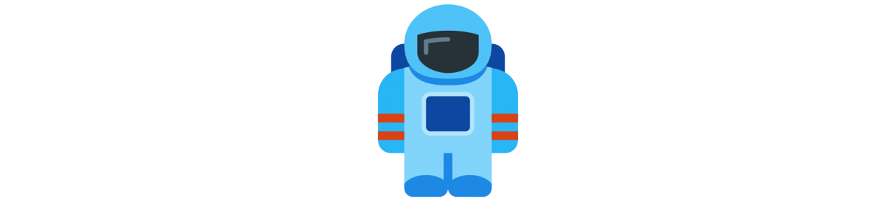 Astronautmaskotar - Maskotdräkt - Redbrokoly.com