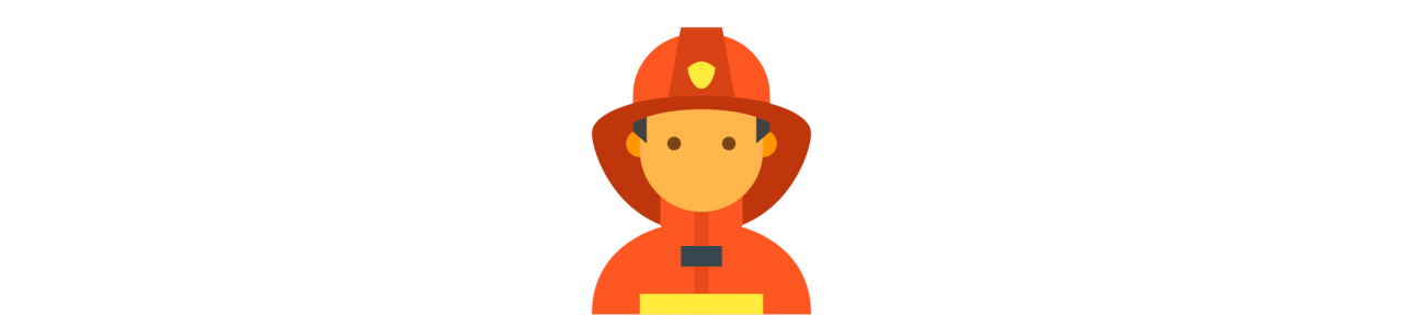 Mascottes Pompier - Mascottes - Redbrokoly.com