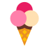 Mascotas de cono de helado