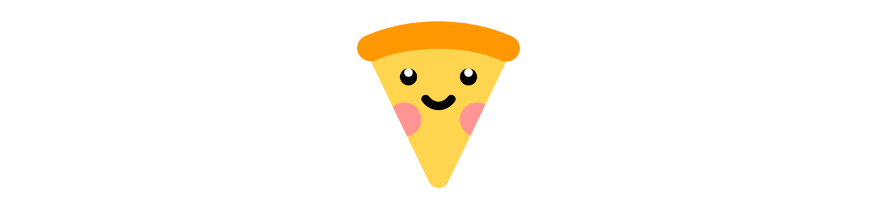 Pizza Slice Mascottes - Mascottekostuum -