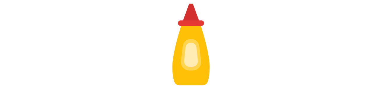 botella de mostaza mascotas - Disfraz de mascota