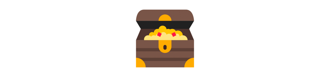 Mascotas del cofre del tesoro - Disfraz de