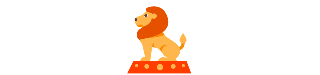 Mascotas del león domador - Disfraz de mascota -