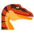 Velociraptor-Maskottchen