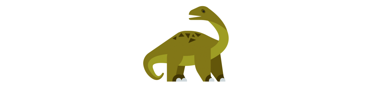 Mascottes Diplodocus - Mascottes - Redbrokoly.com