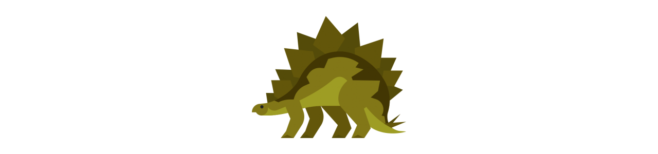 Stegosaurus-mascottes - Mascottekostuum -