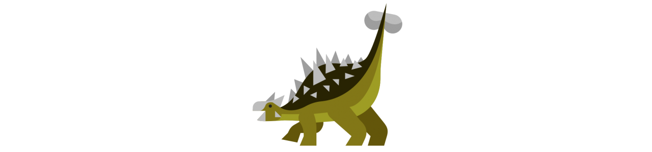 Ankylosaurus-mascottes - Mascottekostuum -