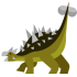 Ankylosaurus-maskoter