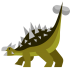 Mascotte anchilosauro