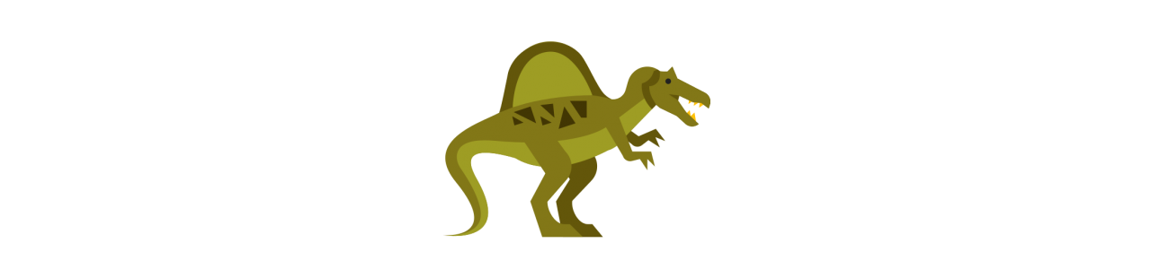 Spinosaurus-mascottes - Mascottekostuum -