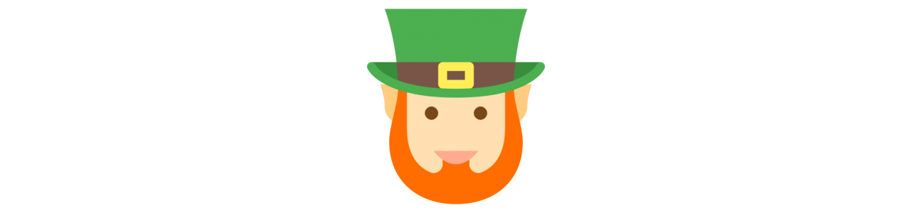 Leprechaun-maskoter – Maskotkostyme –