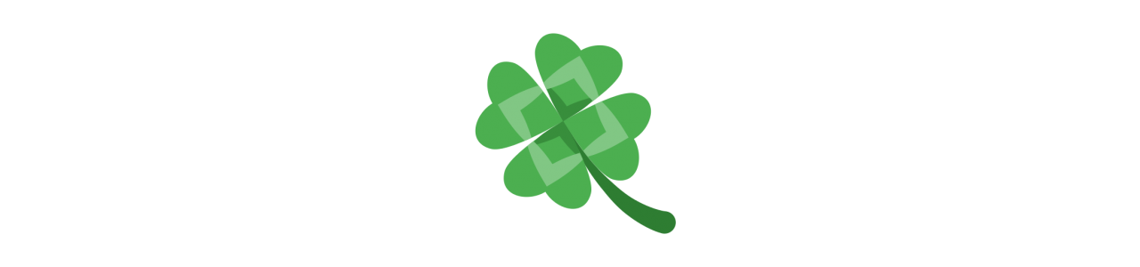 Vier Leaf Clover Mascottes - Mascottekostuum -