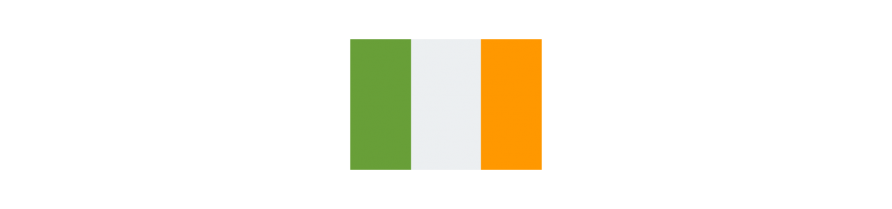 Maskotki irlandzkiej flagi - Déguisement de