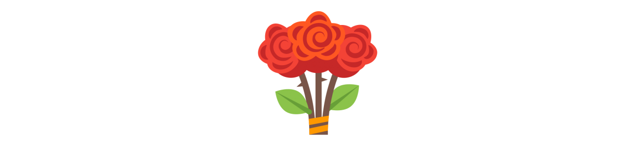 Blumenstrauß-Maskottchen - Maskottchenkostüm -