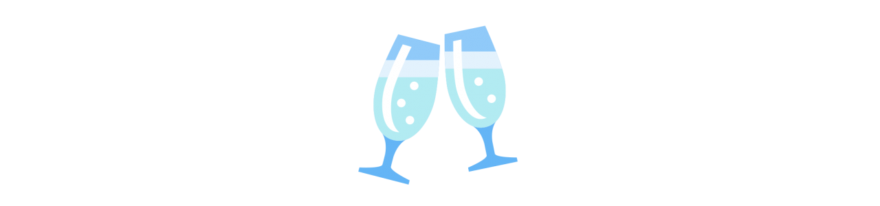 Champagner-Maskottchen - Maskottchenkostüm -