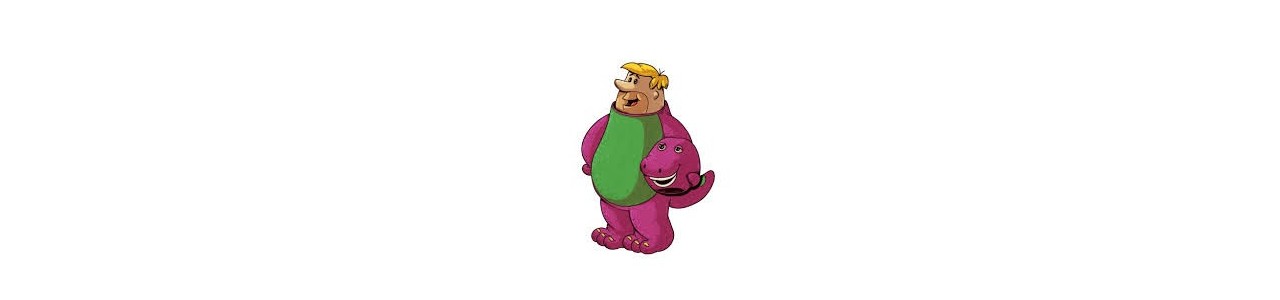 Barney-maskoter - Maskot kostumer Redbrokoly.com 