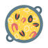 Paella-Maskottchen