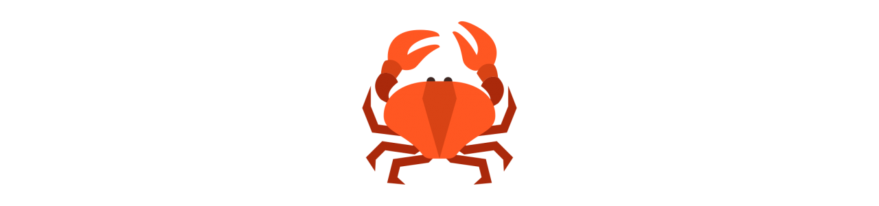 Crabcakes-mascottes - Mascottekostuum -