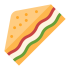 Mascotte di sandwich al formaggio alla griglia