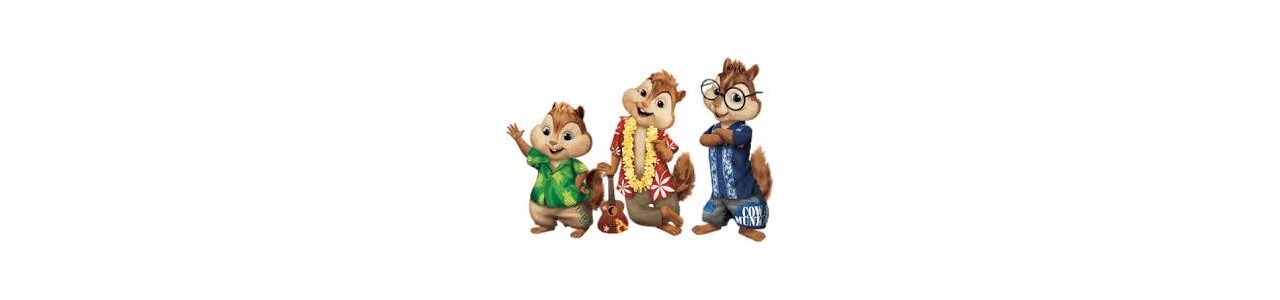 De Chipmunks-mascottes - Mascottekostuum -