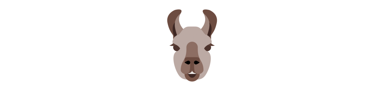 Mascotas de llamas - Disfraz de mascota -