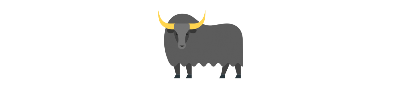 Yak-mascottes - Mascottekostuum - Redbrokoly.com