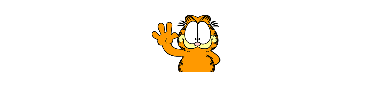 Garfield maskot - maskotdräkter Redbrokoly.com 