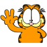 Garfield maskot