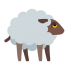 Mascotte di pecora merino