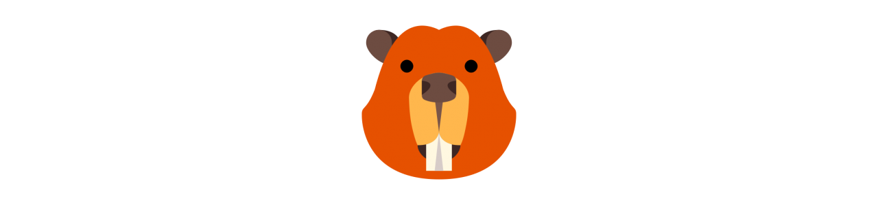 Beaver maskot - Maskotkostume - Redbrokoly.com