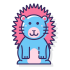 Porcupine-mascottes