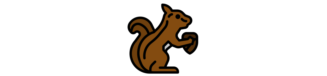 Chipmunk Mascots - Maskotdräkt - Redbrokoly.com