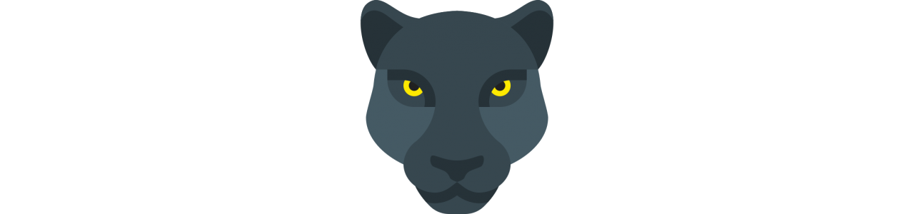 Panther maskoti - Kostým maskota - Redbrokoly.com