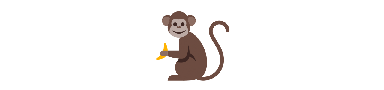 Schimpansen-Maskottchen - Maskottchenkostüm -