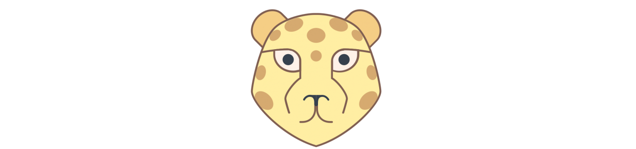 Mascottes de guépard - Mascottes - Redbrokoly.com