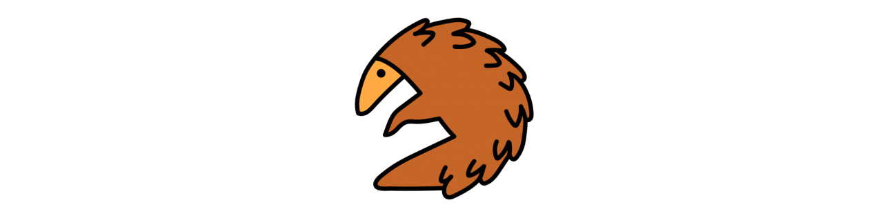 Pangolin maskotar - Maskotdräkt - Redbrokoly.com