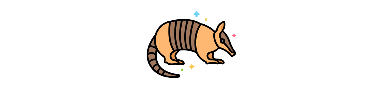 Armadillo-mascottes - Mascottekostuum -