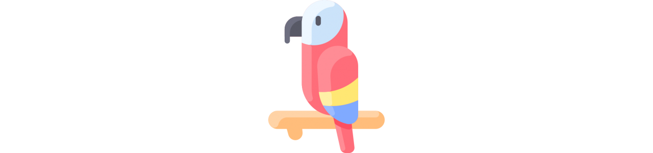 Macaw-mascottes - Mascottekostuum - Redbrokoly.com