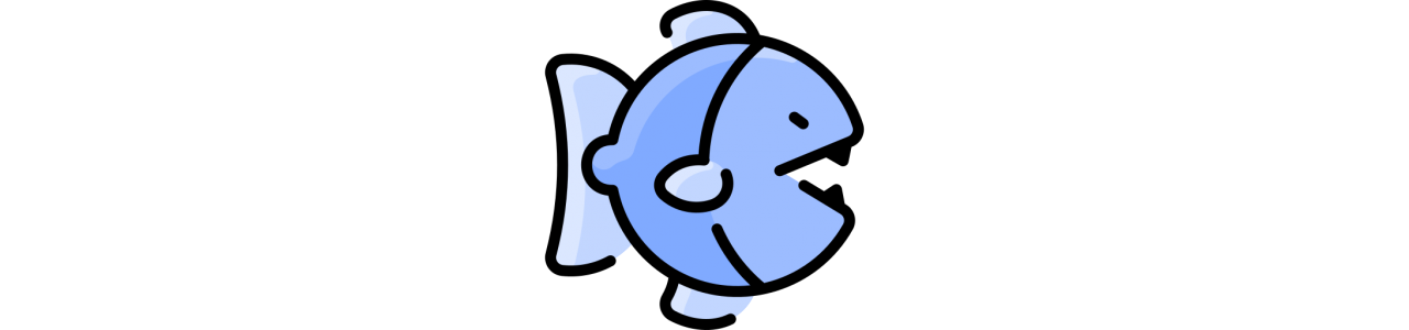 Piranha maskotar - Maskotdräkt - Redbrokoly.com