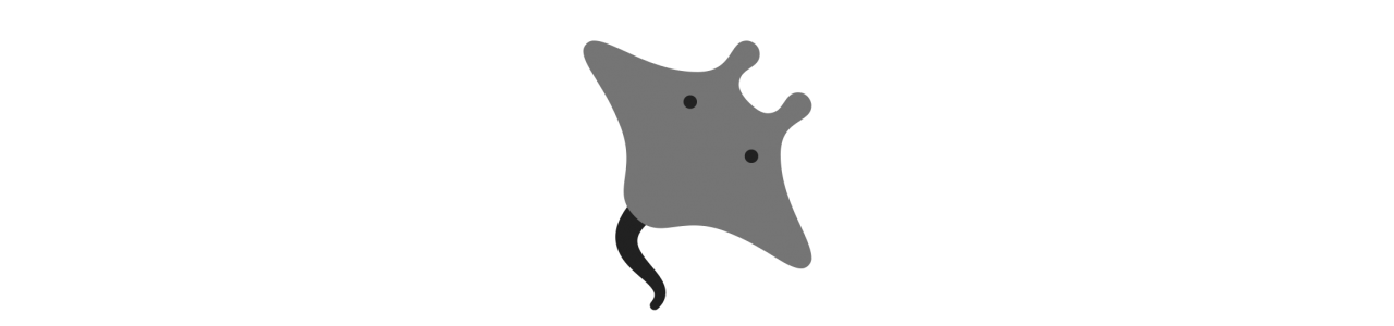 Stachelrochen-Maskottchen - Maskottchenkostüm -
