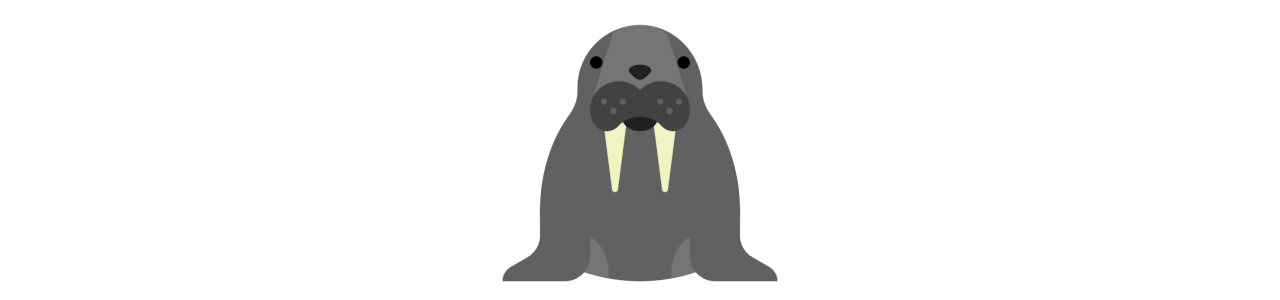 Mascotte tricheco - Costume mascotte -