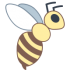Bienenmaskottchen