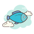 Svärdfisk maskot