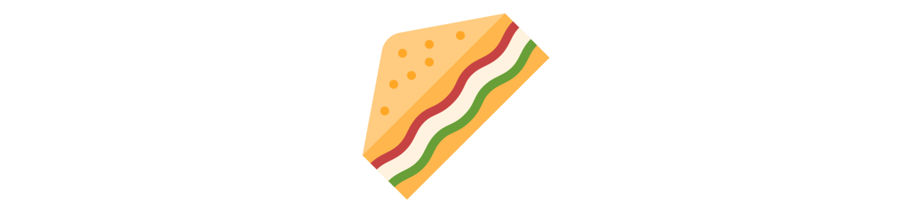 Sandwich-Maskottchen - Maskottchenkostüm -